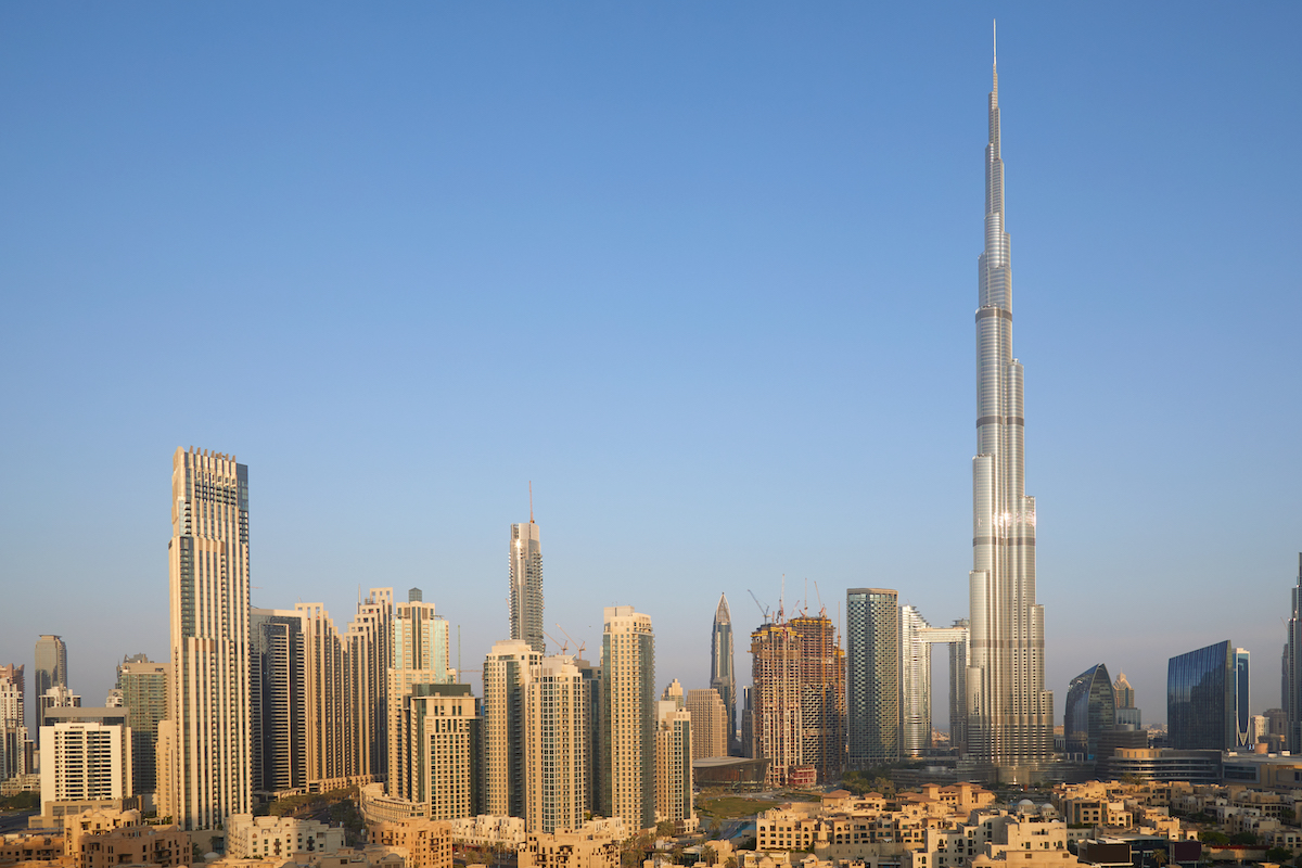 Vue sur les grattes-ciel de Dubaï